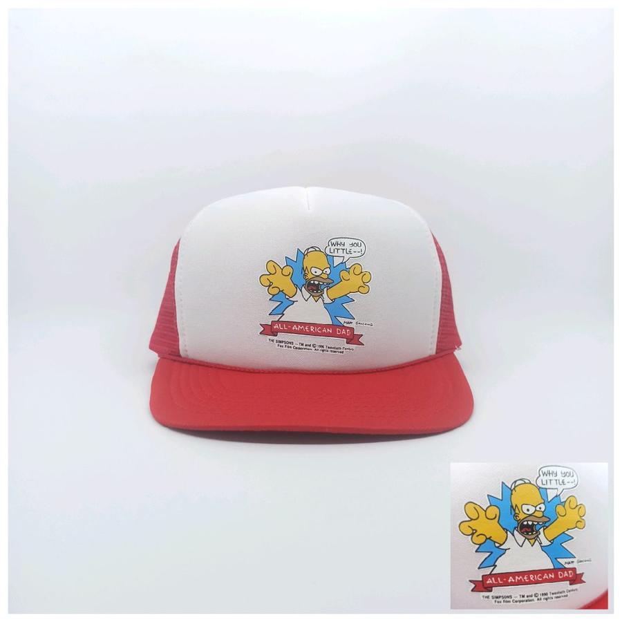 The Simsons Cap ลิขสิทธิ์ 1990 Second Preloved Original 667