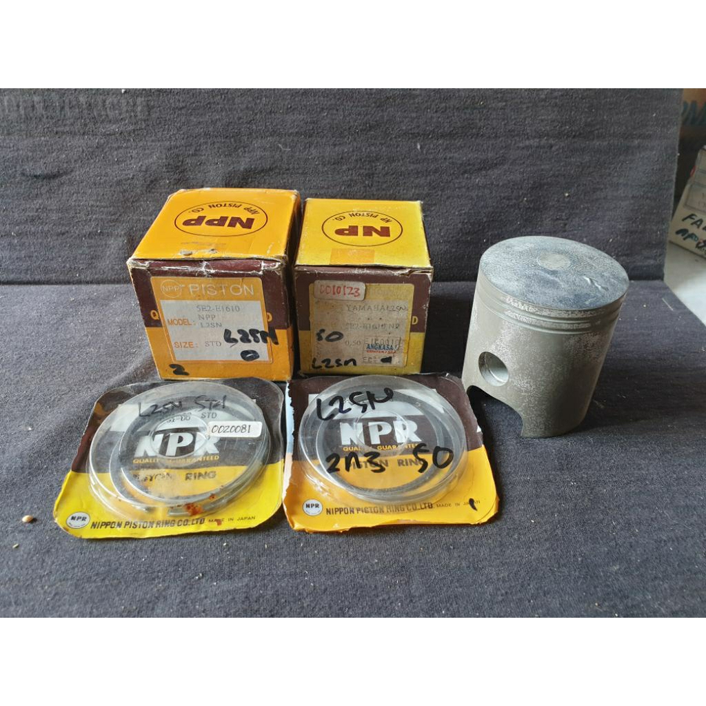 แหวนลูกสูบ Sether L2Sn L2Super Thin Oversize Os Std Zero 50 Npp หายาก