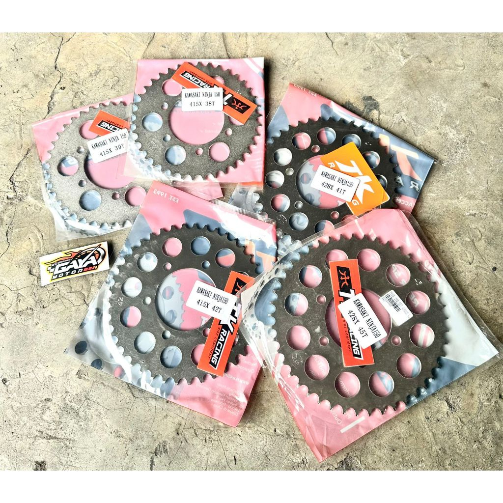 TK RACING REAR GEAR 415 428 NINJA 150 R / NINJA 150 SS / NINJA 150 RR