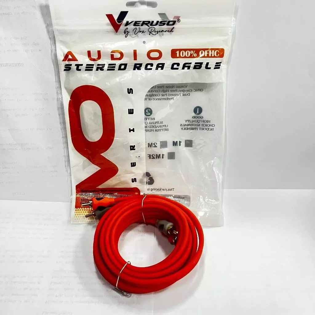 Veruso VO สาย RCA 1, 2, 3, 5 เมตร / สาขา Veruso RCA 1M2F 1F2M