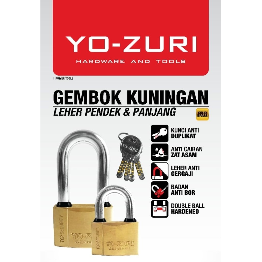 กุญแจรั้วกุญแจคอมพิวเตอร์ Yo-Zuri