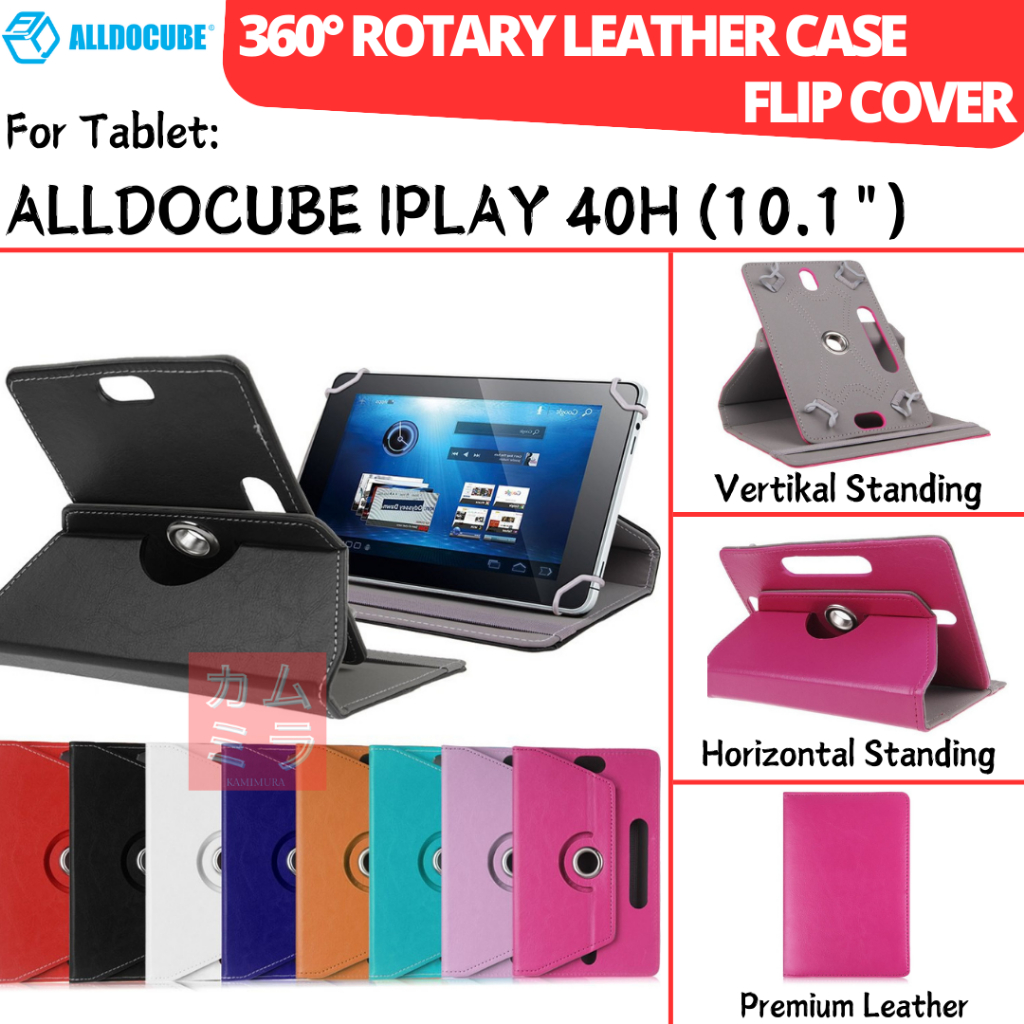 ALLDOCUBE IPLAY 40H TAB TABLET 10 นิ้วปกหนังสือ 360 ROTATING CASE หนัง FLIP CASING