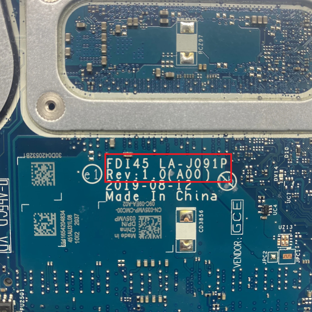 IC BIOS Dell Inspiron 3593 FDI45 LA-J091P