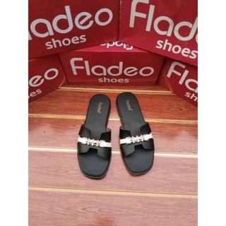 PROMO!!! Sandal Wanita Slop Flad gesper Kekinian,SANDAL PREMIUM,Sandal Slip On,Sandal Cewek Flat