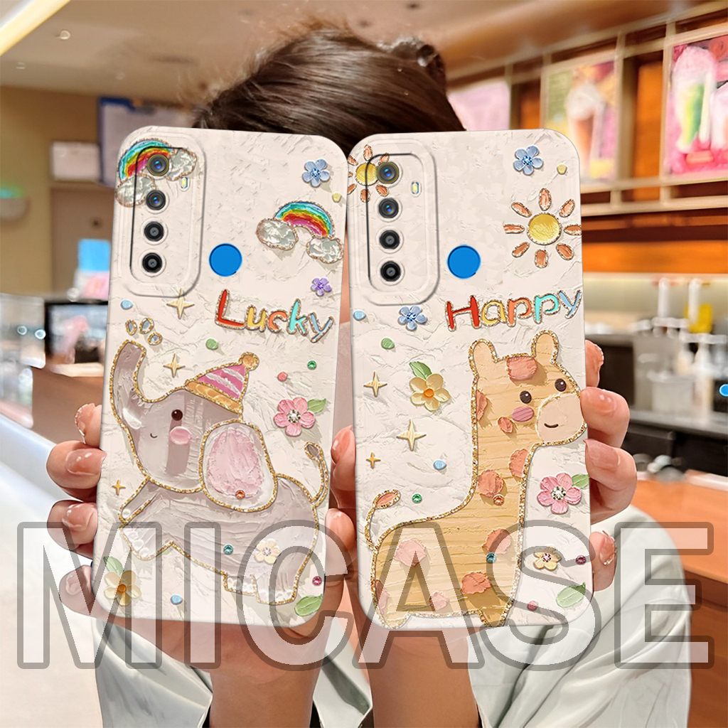 HP Realme Xt X2 - Realme 6 7 8 9 Pro Plus 8i 9i Contemporary Motif Case - Silicone Softcase Mobile p