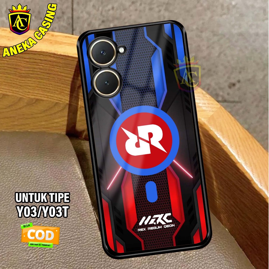 เคส HP VIVO Y03/Y03T Hardcase Glossy เคสโทรศัพท์มือถือ VIVO Y03/Y03T [Motif - MOTIF 43] - เคสเงาต่าง