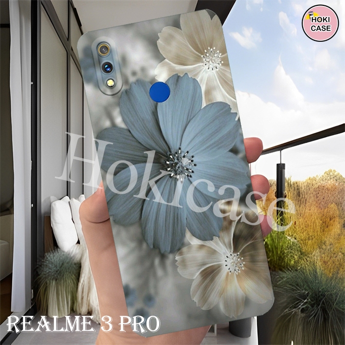 เคสแบบยืดหยุ่น Realme 3 Pro - 5 Pro - 3- 5i - 5s- Narzo 20A - Narzo 20 - Narzo 50A Cool Flower motif