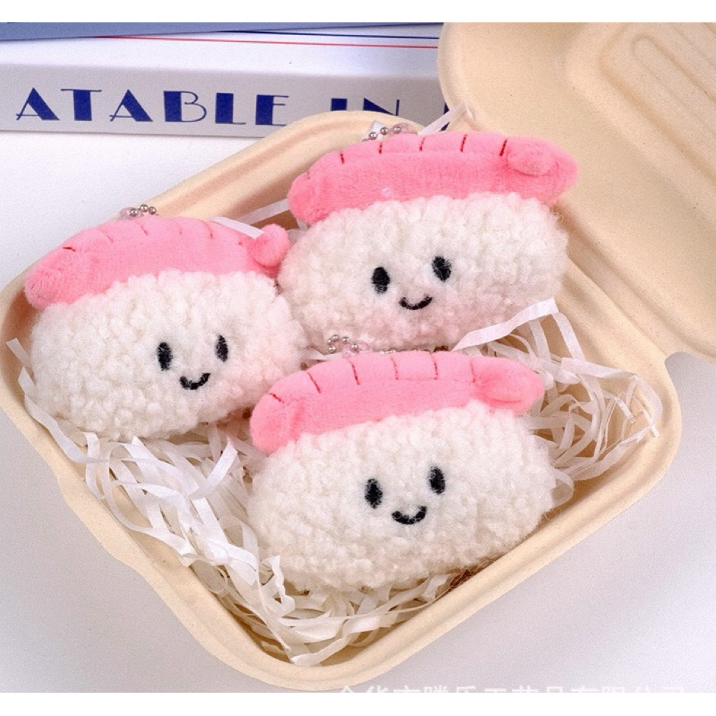 GANTUNGAN SUSHI KEYCHAIN / CHARM BAG / พวงกุญแจน่ารัก
