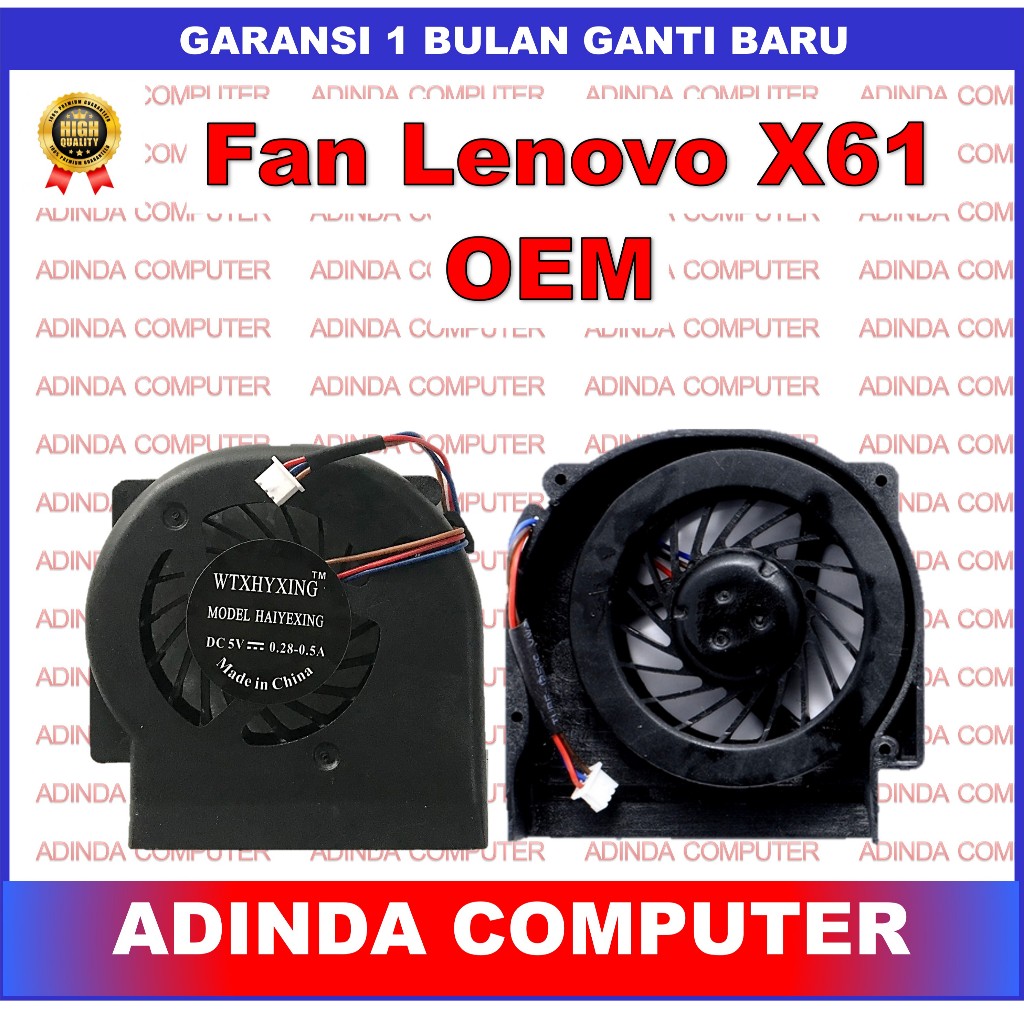 Lenovo Thinkpad X61 X60 x60s x61s OEM IBM Fan