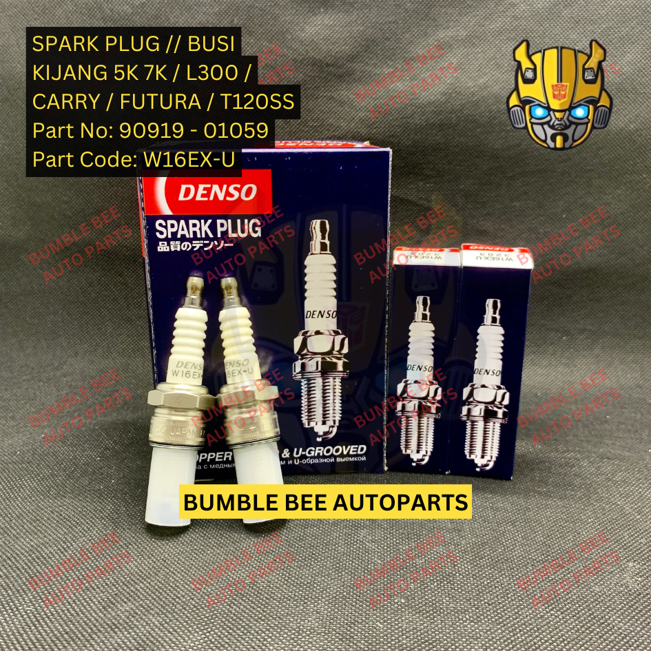 W16EX-U SPARK PLUG - CARRY / FUTURA / APV / KIJANG 7K 5K SUPER / L300 / T-120SS - 90919-01059 - W16E