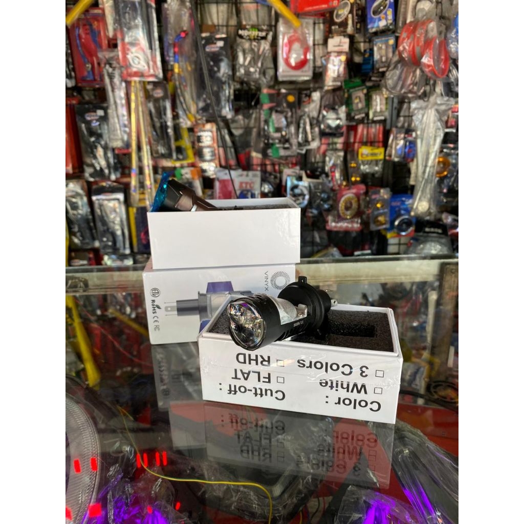 VINYX GS1 H4 MINI PROJECTOR H4 BILED ผลิตภัณฑ์ดั้งเดิม