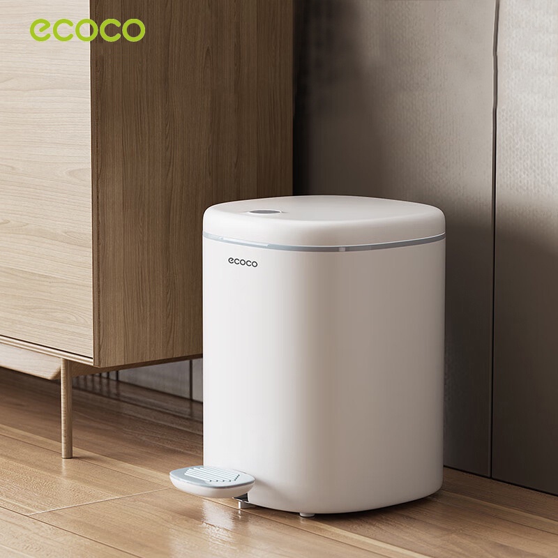 ECOCO ถังขยะแบบเหยียบ - ถังขยะกล่องตะกร้า ถังขยะอัตโนมัติ ความงาม Minimalist homeware