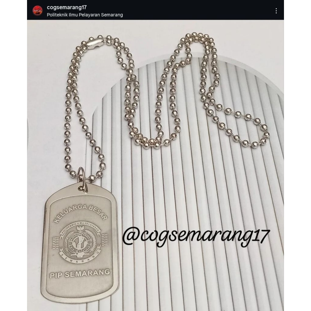 สร้อยคอ "BIG FAMILY PIP SEMARANG" ⚓️