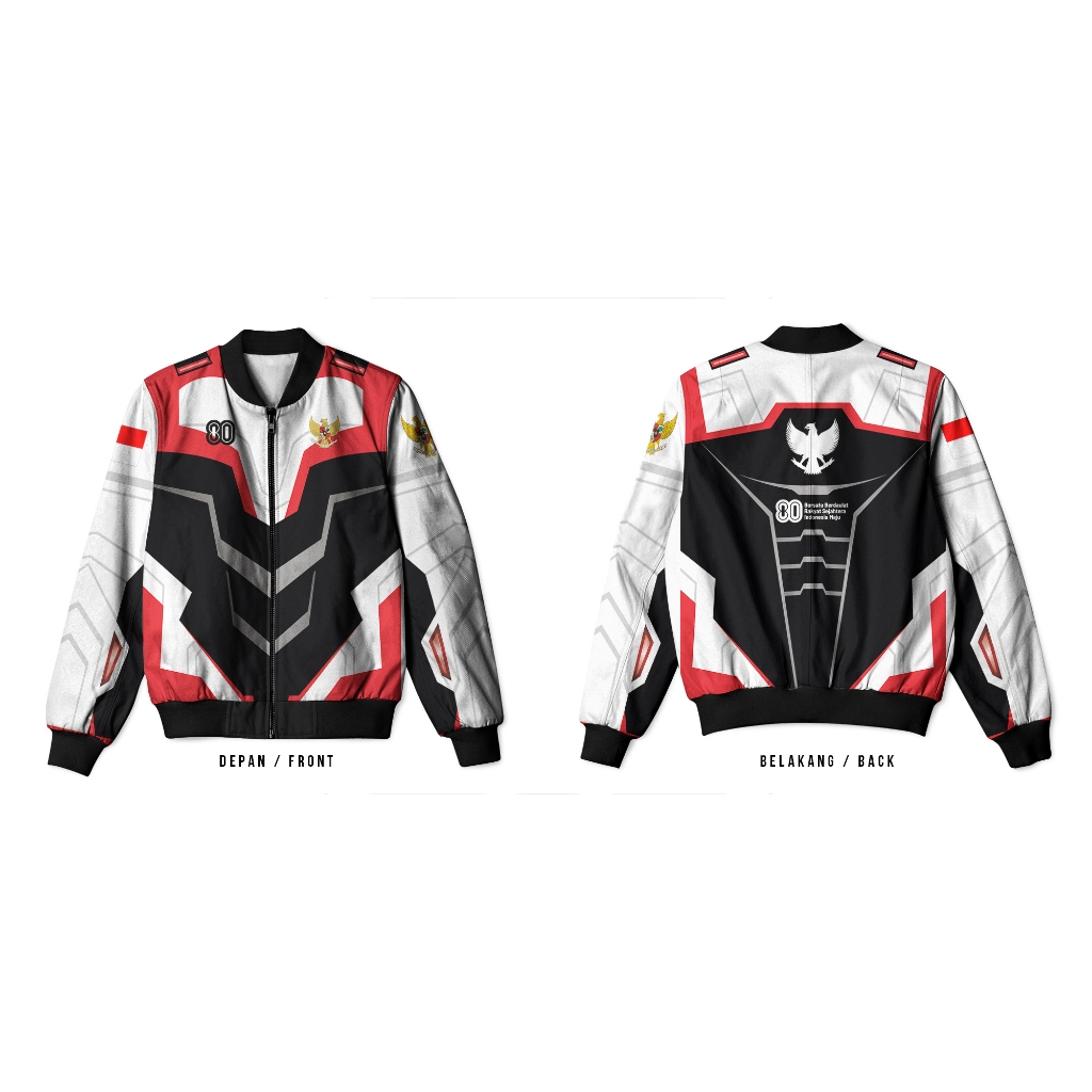 สาธารณรัฐจีน 80th Anniversary Bomber Jacket, 80th Republic of Indonesia Anniversary Special Jacket, 