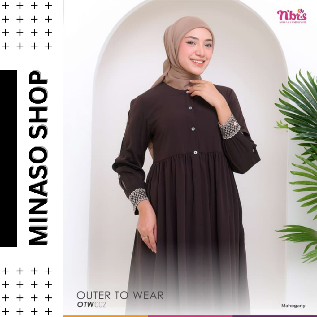 OUTER NIBRAS OTW 002 OUT TO WEAR NBRS 002 GAMIS OUTER MOZAIK ANTI UV