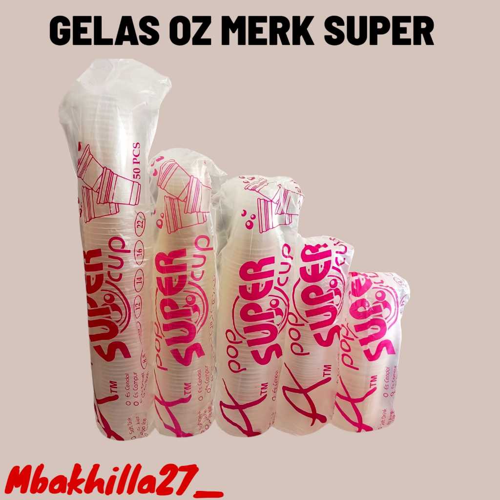 (50 ชิ้น) ถ้วยพลาสติก OZ 10, OZ 12, OZ 14, OZ 16, 0Z 18, 0Z 22, & OZ 22, OZ 18 SLIM / ถ้วย