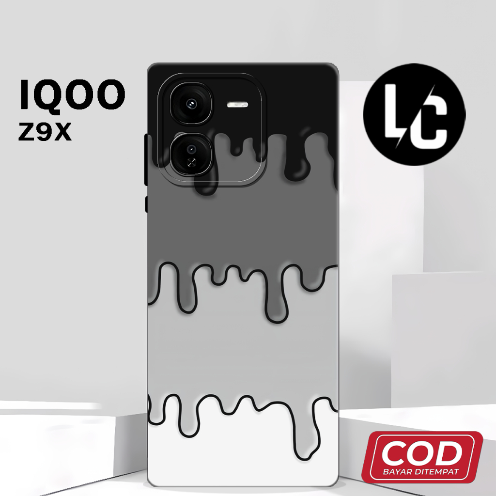 (AQ 41) ยางยืดหยุ่น Softcase สําหรับ vivo iQOO Z9x ซิลิโคน l Pro กล้อง l ปลอกล่าสุด l เคสสําหรับหญิง