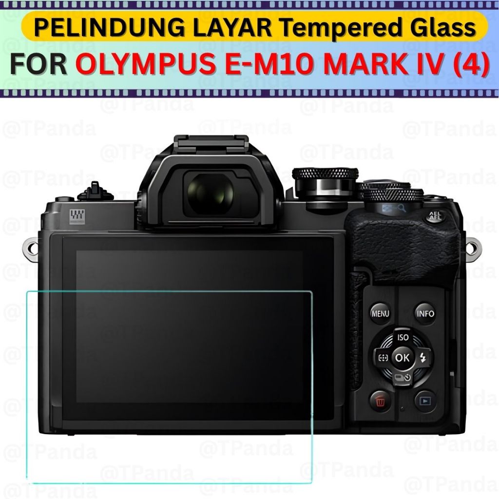 LAYER OLYMPUS E-M10 Mark IV ปกป้องหน้าจอ (Mark 4) กระจกนิรภัยป้องกันหน้าจอกล้อง Anti-Scratch LCD กล้