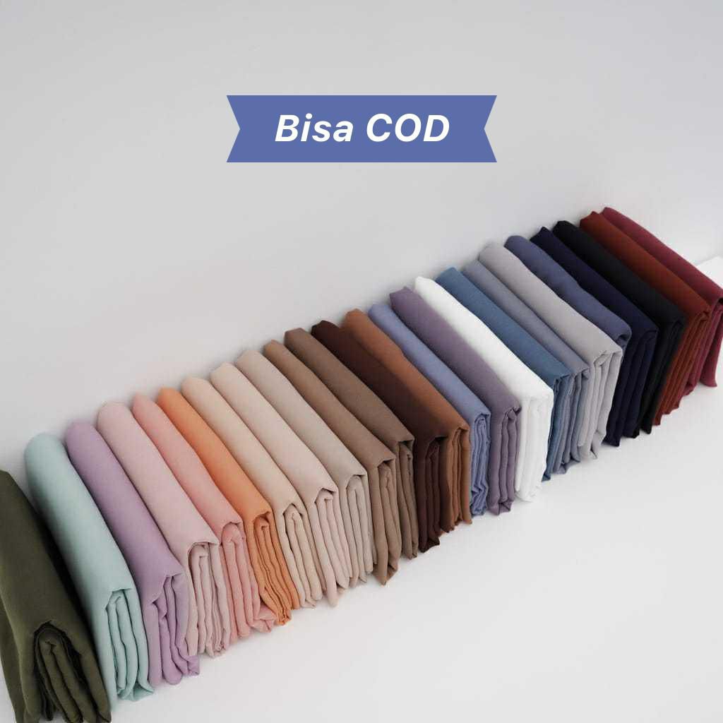 6 ชิ้น BUSINESS PACKAGE - Pollycotton square Hijab / Bella square square Hijab