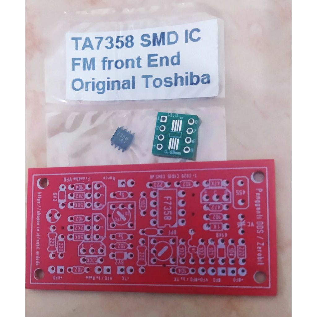 Zerobit PCB - โมดูลทดแทน DDS TA7358f (บวก IC) เช่น VFO BFO และ (VFO MIX BFO) วิทยุ HF SW transceiver