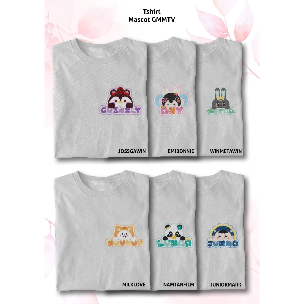 เสื้อยืดมาสคอต Pretty Savage- GMMTV 2 Guinzly/ any/ meta/ muvmuv/ lunar/ jummo