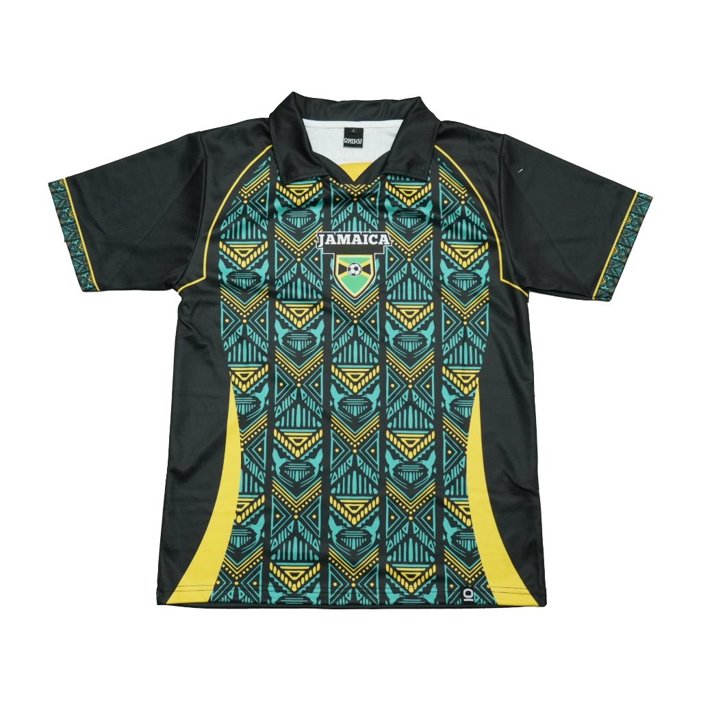 ONIKU/FANSCLUB JERSEY/JAMAIKA/COOL/DRYFIT/FOOTBALL/RUNNING/UNISEX/VINTAGE JERSEY/RETRO