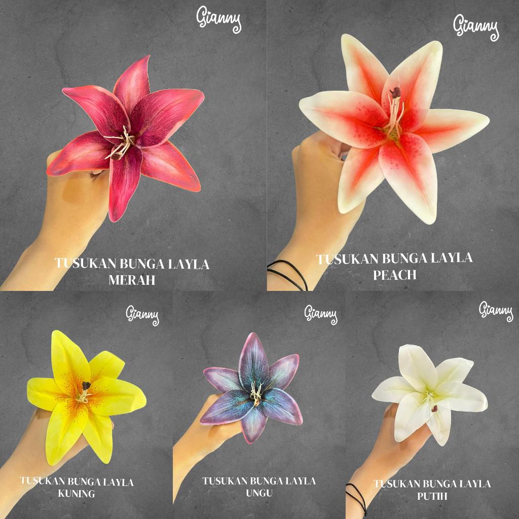 Layla Flower Pick / อุปกรณ์ดอกไม้ Layla / ตกแต่งซาลาเปา