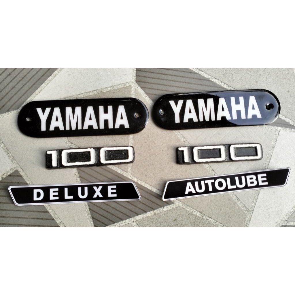 Yamaha L2g L2s Yb100 YL สติ๊กเกอร์นูนรถจักรยานยนต์โลโก้สัญลักษณ์ชุดสติ๊กเกอร์