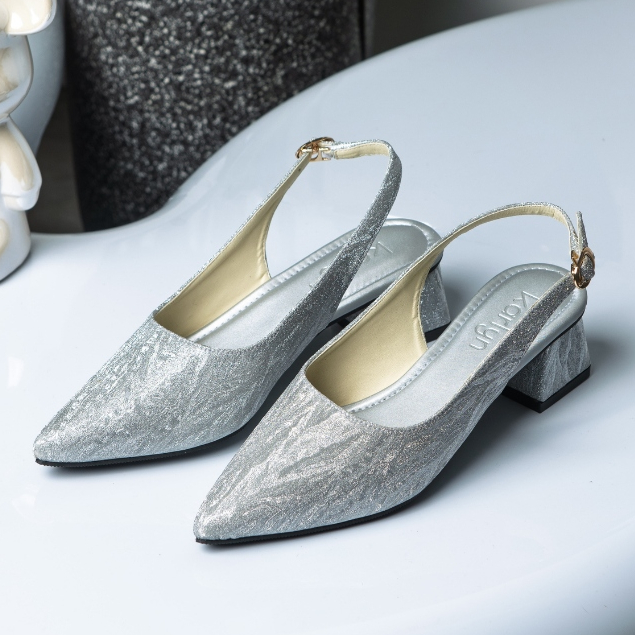 Karlyn Aurel รองเท้าแตะรัดส้น 5 ซม. สําหรับผู้หญิง