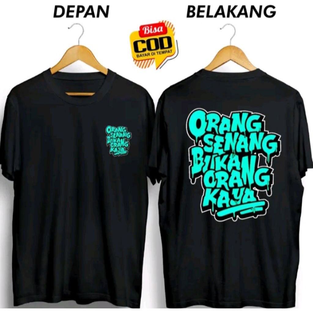 เสื้อยืดสีดําสําหรับ CALM PEOPLE ไม่ใช่รวย PEOPLE