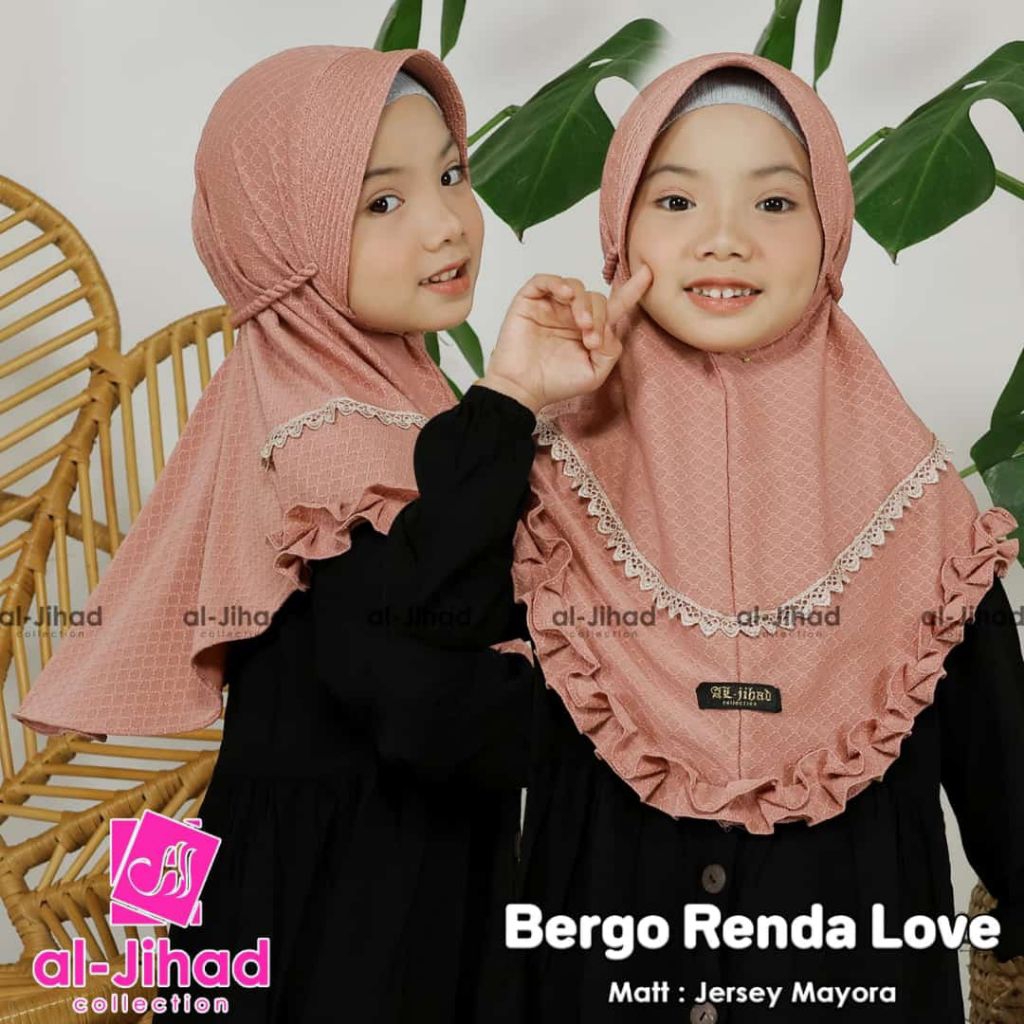 Al-jihad love lace Childrens Hijab