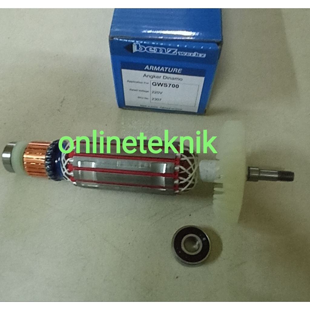 MESIN GWS700 ARMATURE สําหรับเครื่องพ่นแอลกอฮอล์ BOSCH GWS700 TYPE GRINDING 4"