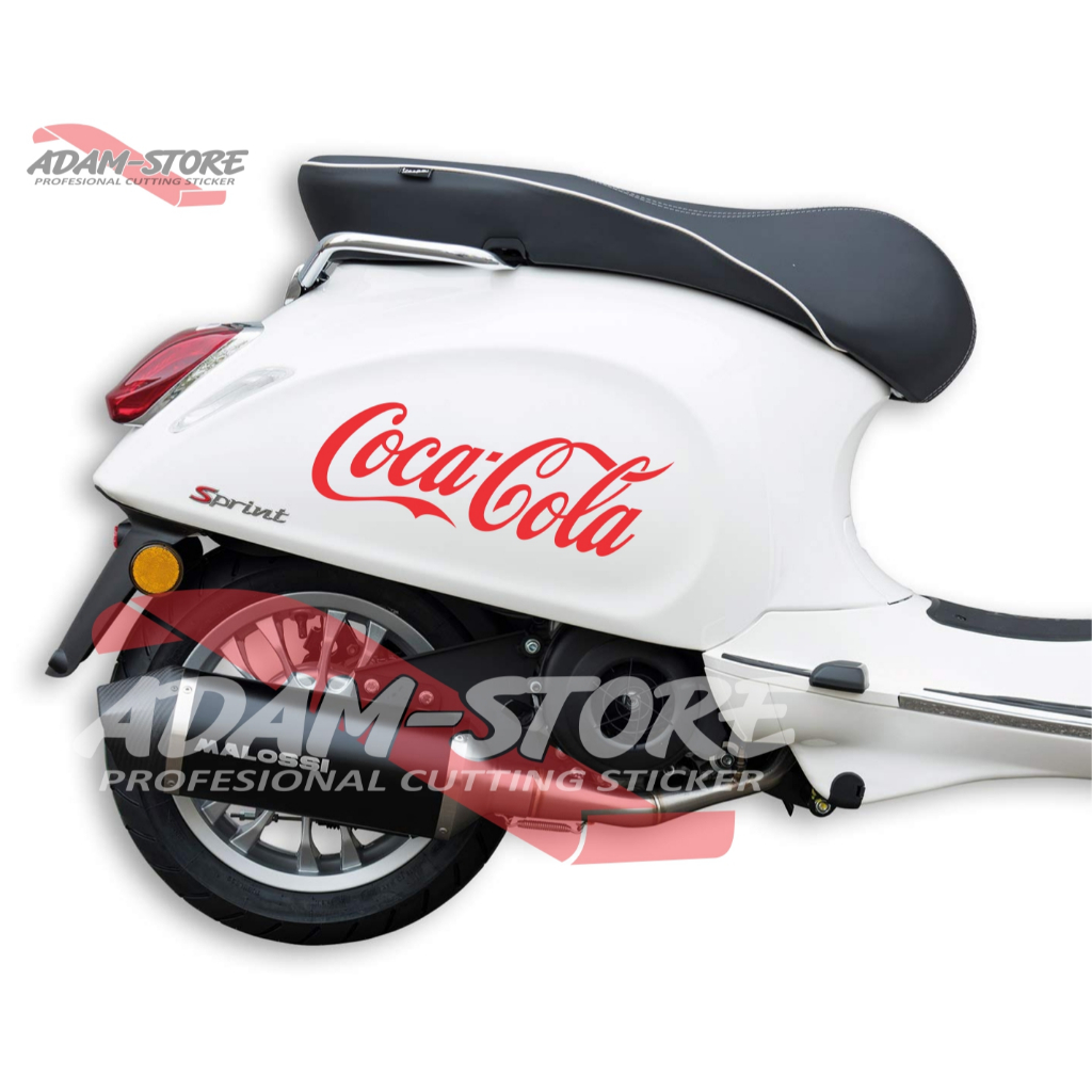 VC21 สติ๊กเกอร์ติดมอเตอร์ไซค์ Vespa / สติ๊กเกอร์ Coca Cola / สติ๊กเกอร์ Vespa Sprint / Vespa matic /