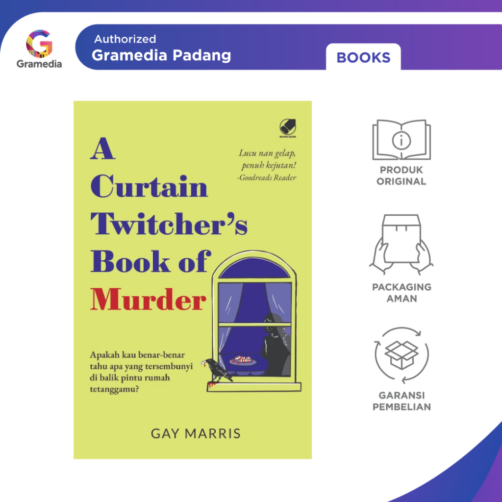 Gramedia Padang - หนังสือของ Curtain Twicher ของ Murder