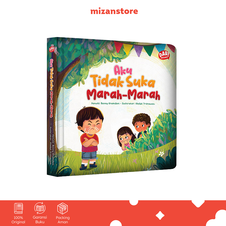 [Mizan] หนังสือเด็ก I Dont Love Angry Boardbook (2-6 ปี)