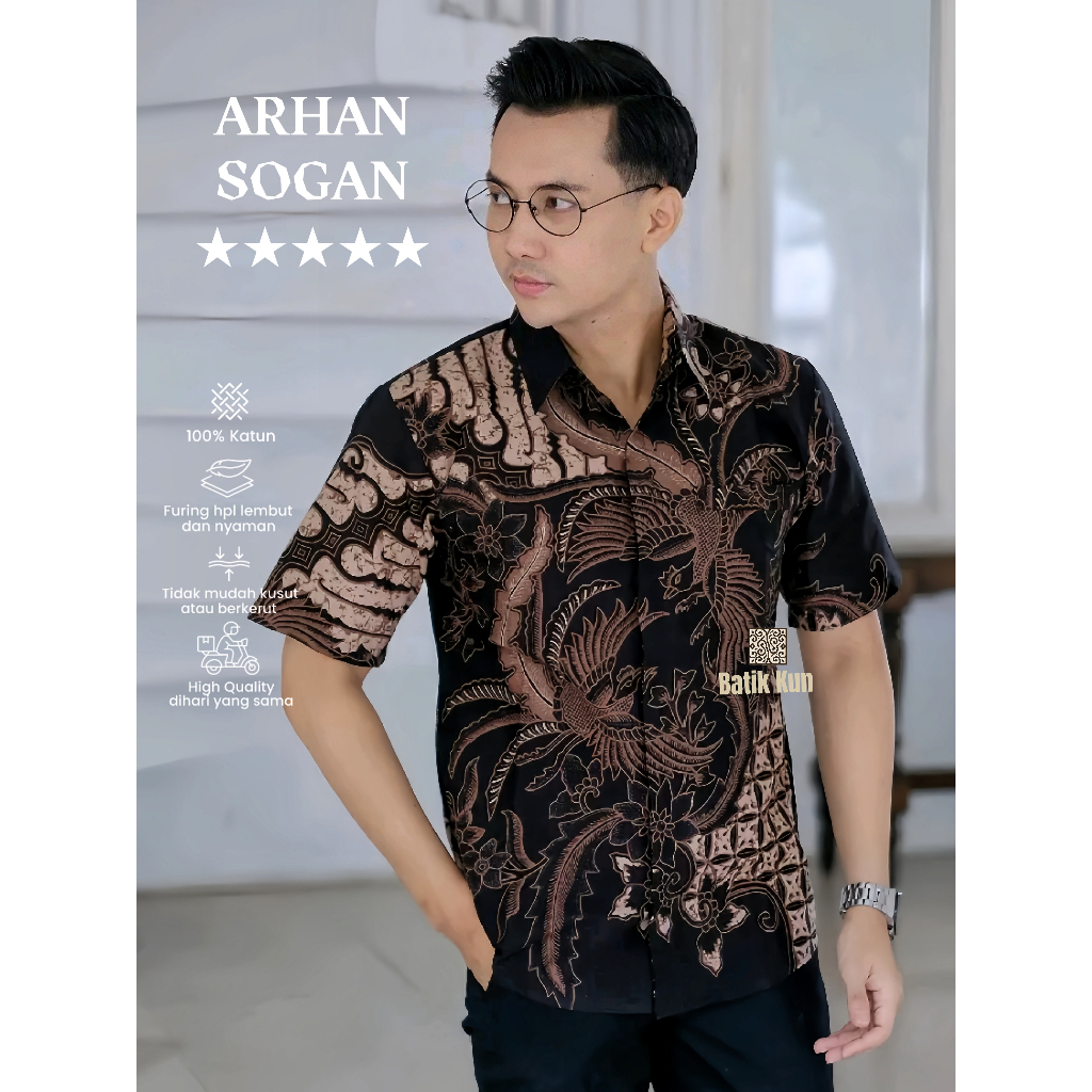 KATUN Exclusive Cotton Lined Batik – เหมาะสําหรับงานและเหตุการณ์อย่างเป็นทางการพร้อม Arhan Sogan Mot