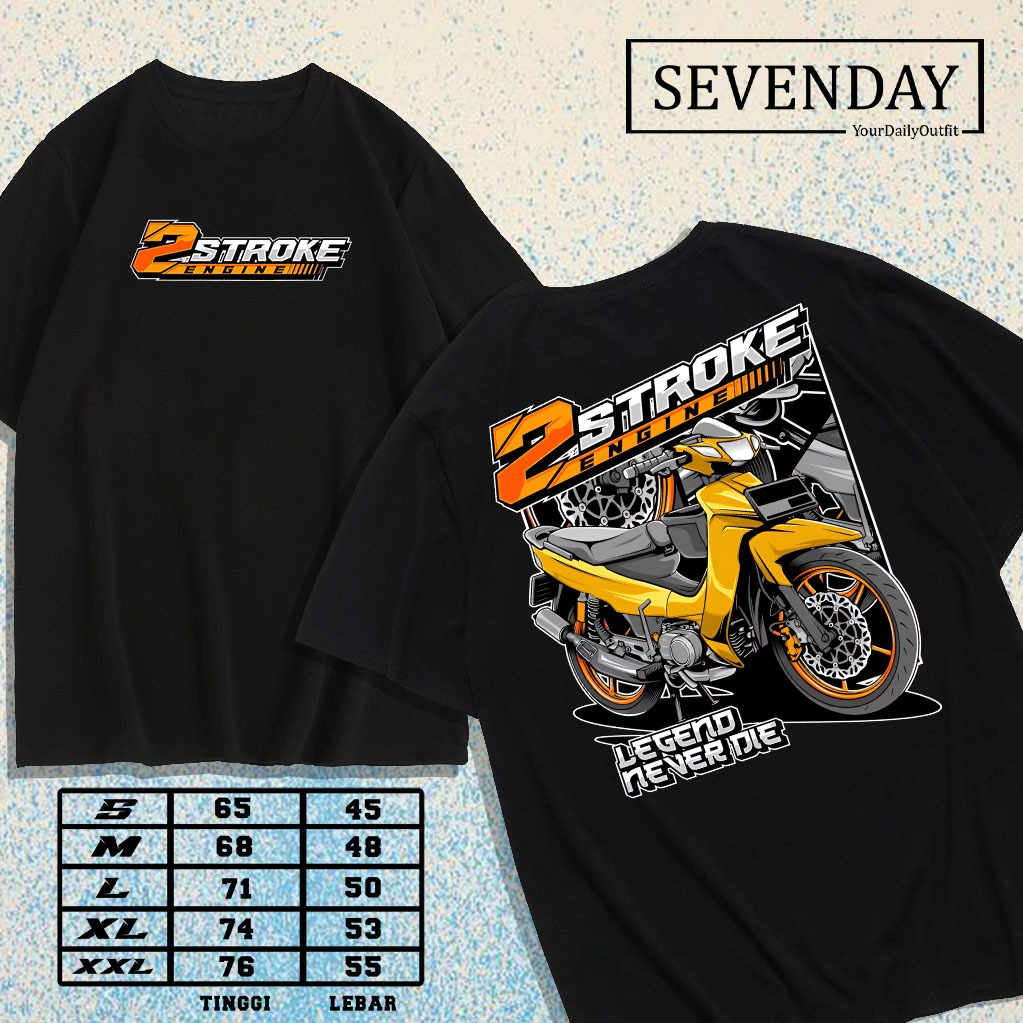 เสื้อยืด 2STRAOKE ENGINE - เสื้อยืด 2STOKE F1ZR - เสื้อยืด TWO STROKE SUITABLE สําหรับผู้ชายและผู้หญ
