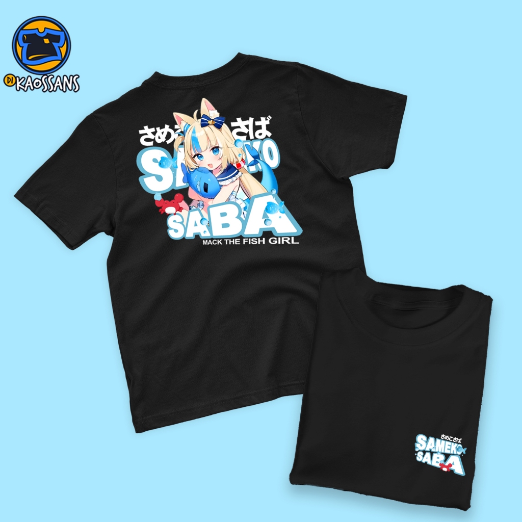 SAMKO SABA VTUBER เสื้อยืดผู้ชาย UNISEX cotton Combin 30s เสื้อยืด distro พร้อมเสื้อยืด