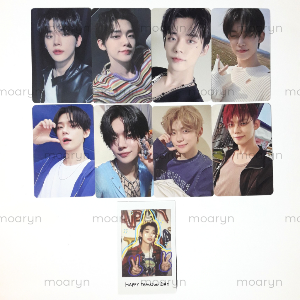 Photocard อย่างเป็นทางการ PC TXT Yeonjun YZY R1 Gengmo LD M2U TCCF Rainbow SW Soundwave Lzada POB Mi