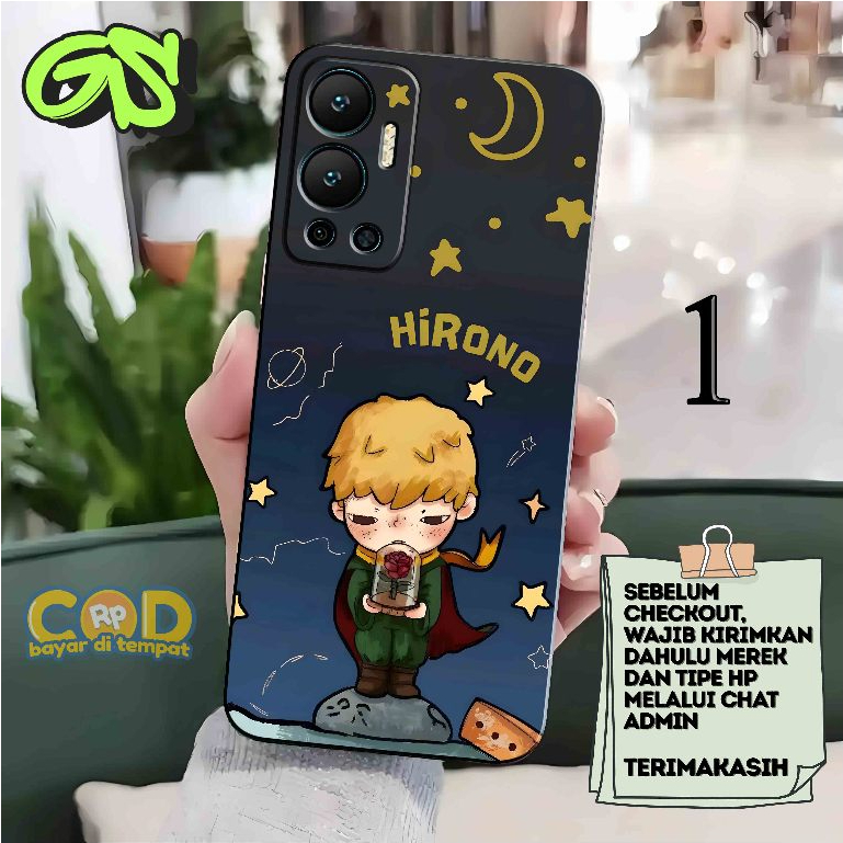 สําหรับ INFINIX NOTE 40 PRO 5G PREMIUM SILICONE CASING CASE น่ารัก HIRONO MOTIF