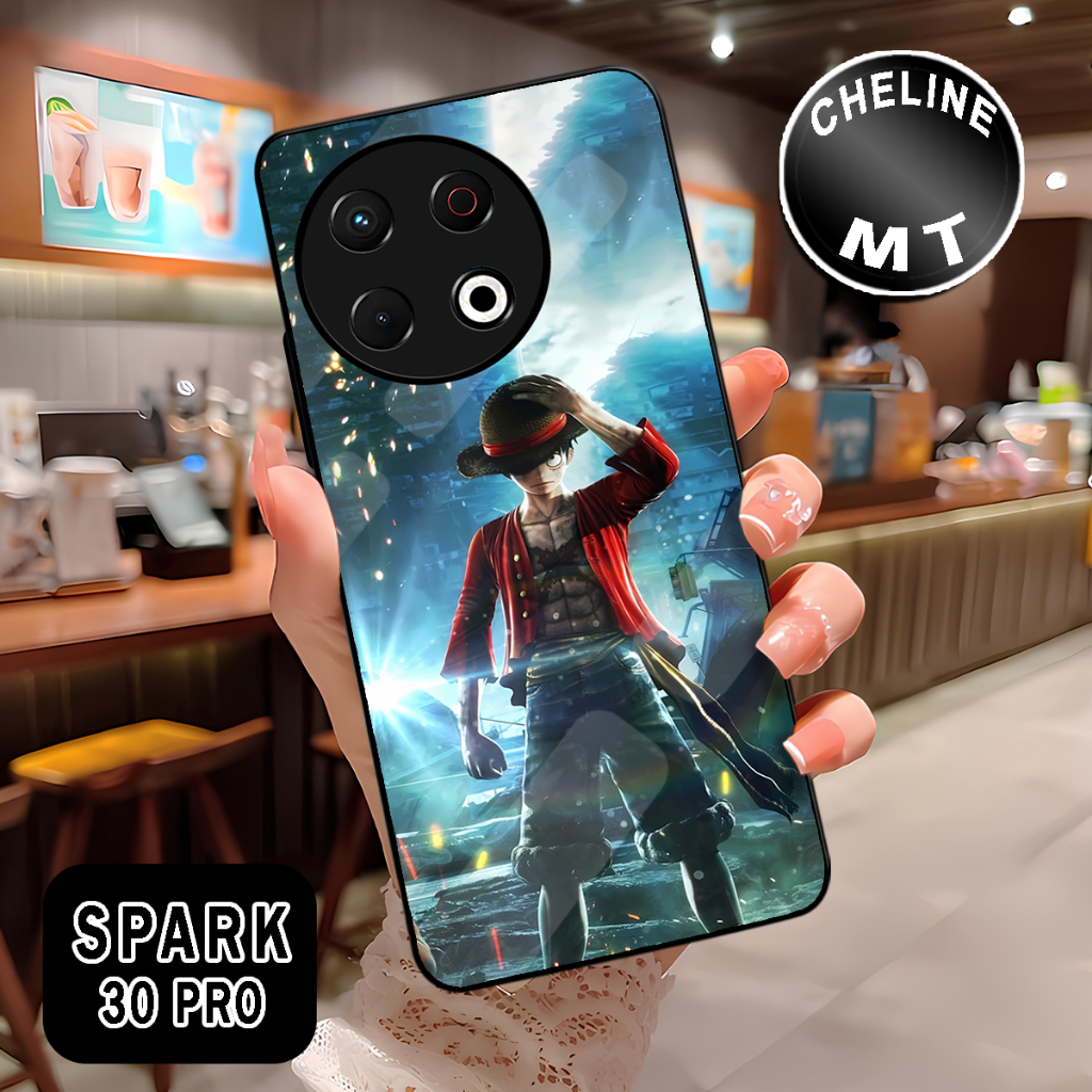 HP ( WX 15 ) Glossy Softcase สําหรับ Tecno Spark 30 Pro l อะนิเมะ Motif l บทคัดย่อ l น่ารัก l น่ารัก