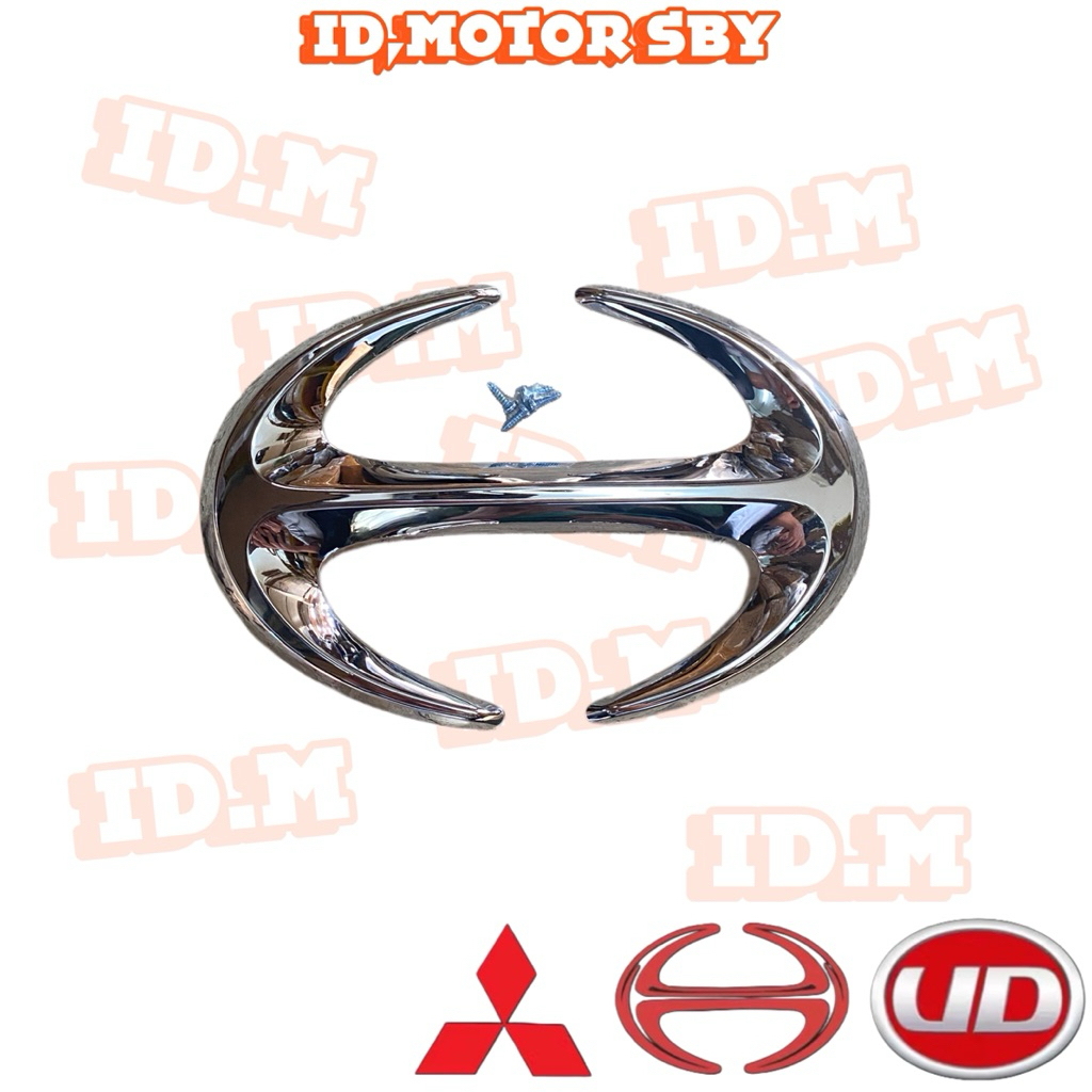 HINO Emblem HINO Emblem โลโก้ HINO ด้านหน้า - อะไหล่รถบรรทุกและรถบัส
