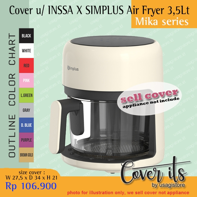 ฝาครอบสําหรับ INSSA X SIMPLUS AIR FRYER 3.5LT