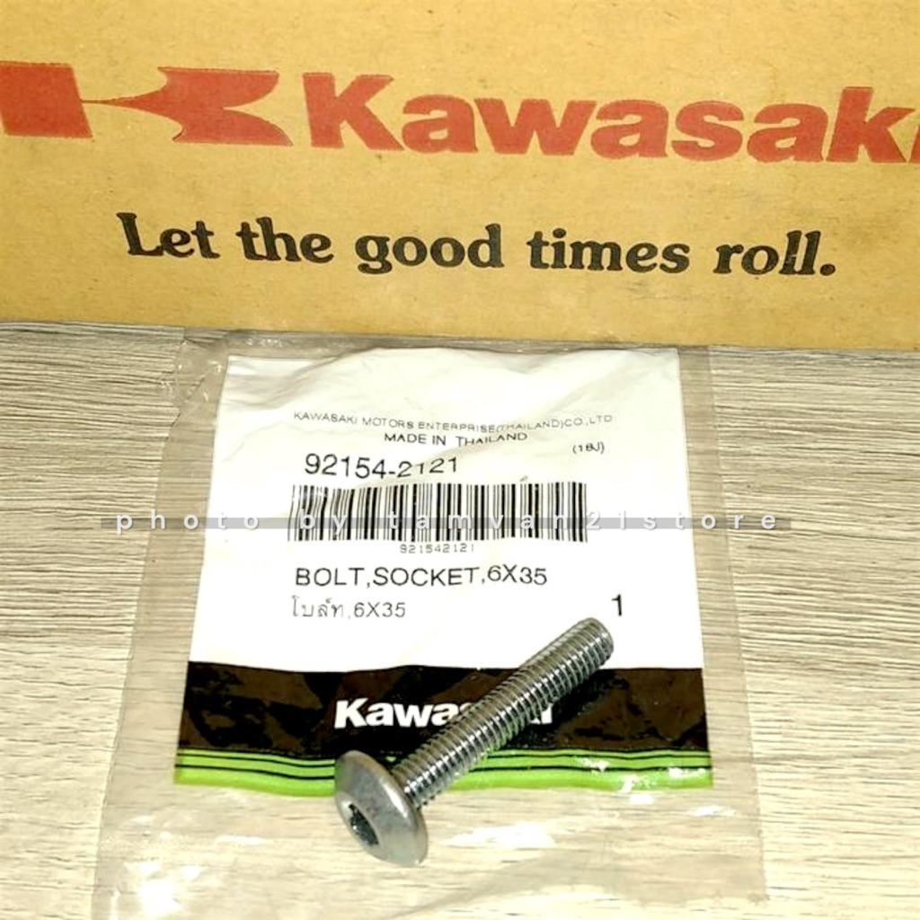 ORIGINAL KAWASAKI Z125 Z125 PRO LAMP SHELL REPLLER BOLT 9154-21221