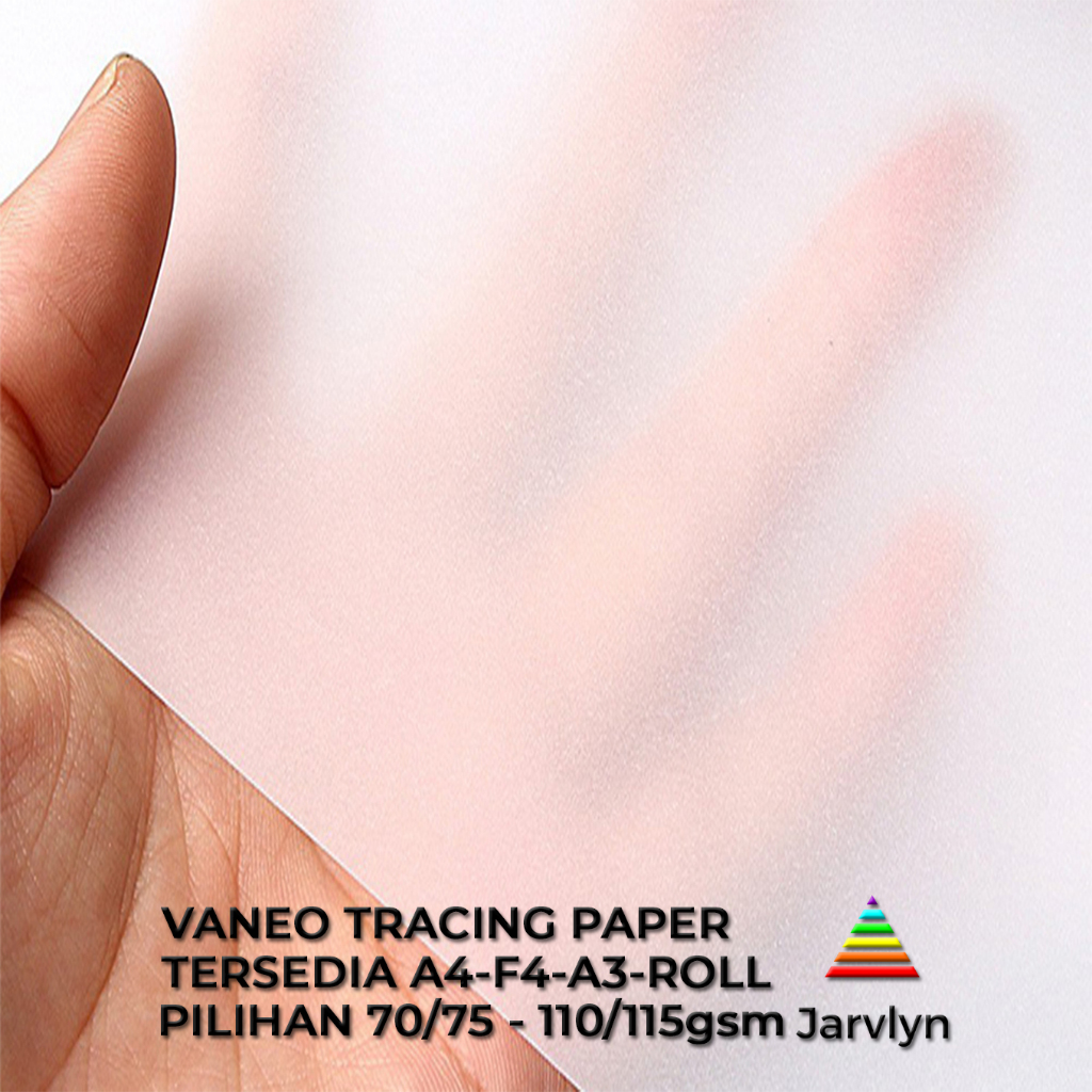 Vaneo Inkjet Tracing Paper A4 110/115 แกรม Tracing Paper แผ่น
