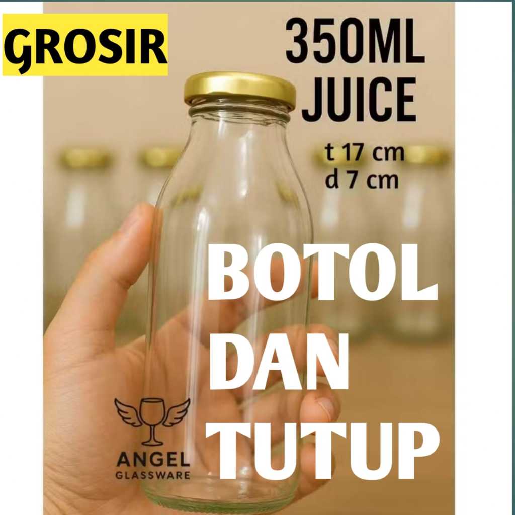 WHOLESALE / ขวดคั้นน้ําแก้ว NINE 9 ขวด 350 ML / ขวดคั้นน้ํา