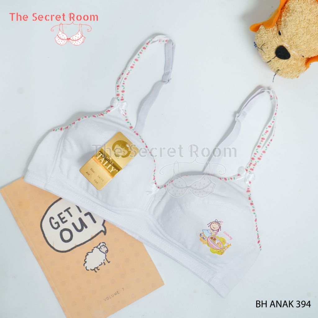 TALLY BRA BH TEENAGERS 394 I CUP AI โฟมไม่มีลวด I HOOK 2 I ขนาด 32 - 38