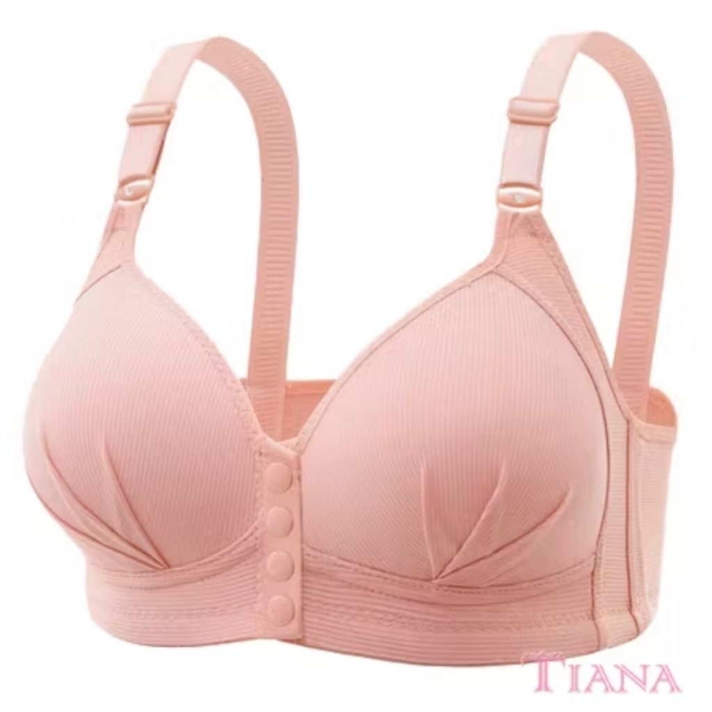 TIANA TIANA | บราหน้า 4-กระดุม ลายทาง / TN B9003