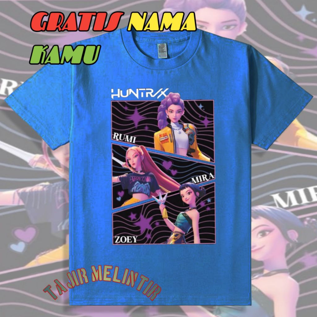 เสื้อยืด GIRLS DEMON HUNTER K-POP