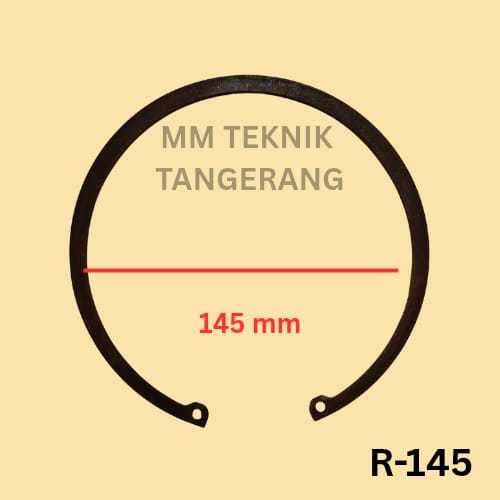 Snapring R145 H145 Snap แหวน Circlip ภายในยึดประเภท RH 145 แบริ่งรีเทนเนอร์ อะไหล่ R-145 H-145 ล็อคค